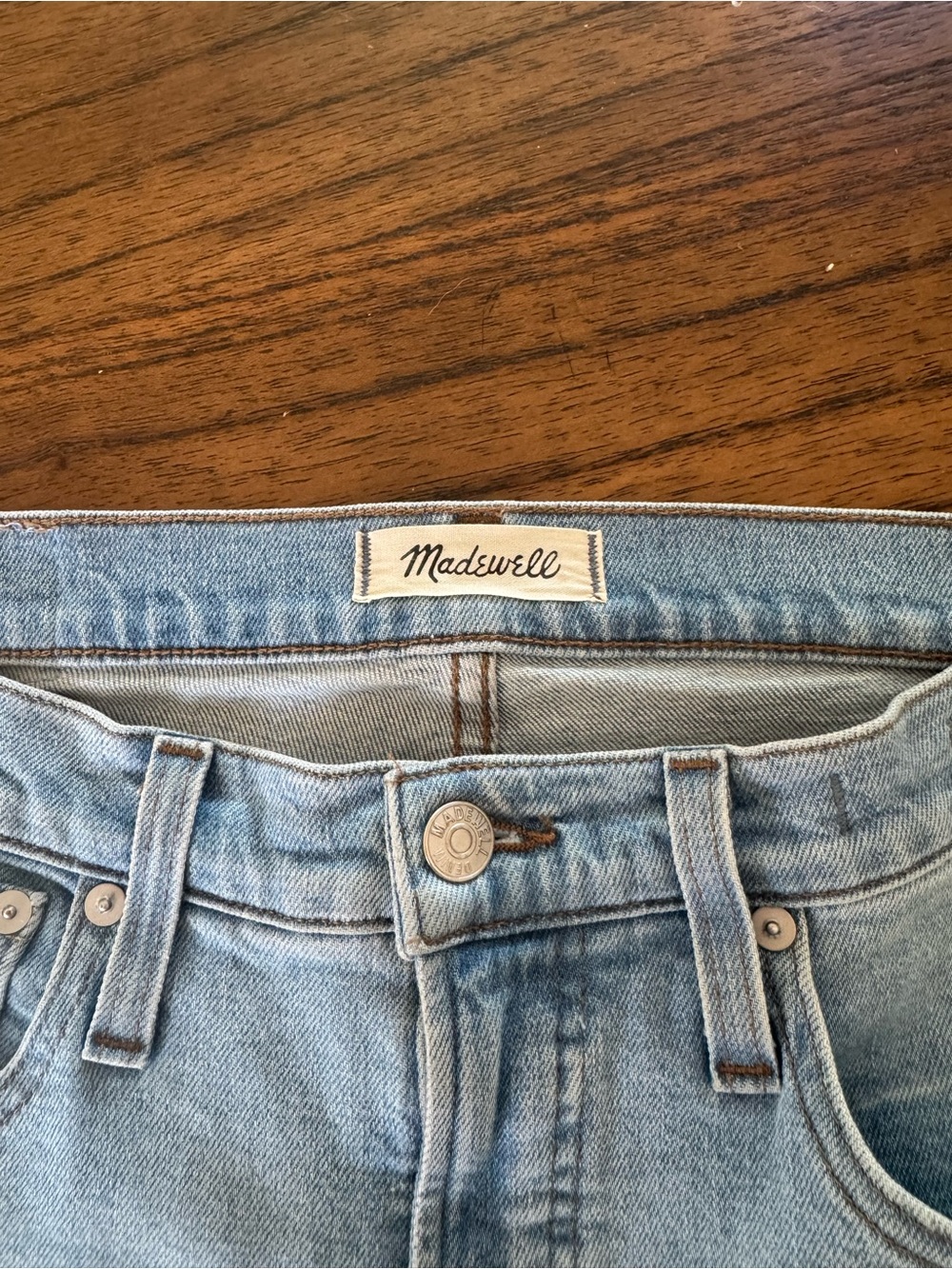 Madewell Light Blue High-Rise Denim Jeans
